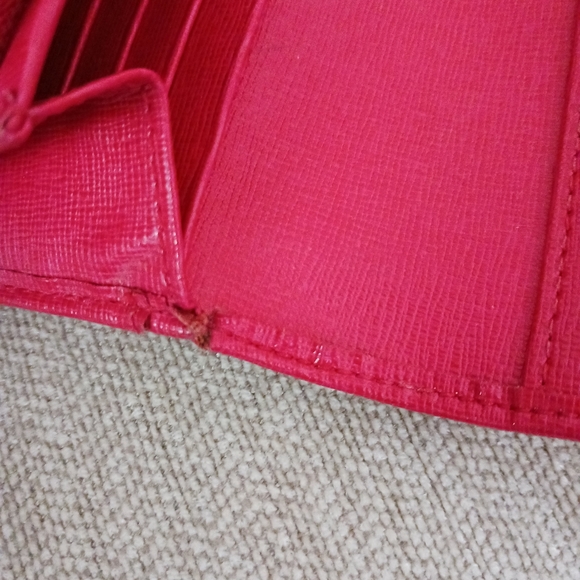 Furla pink saffiano leather wallet - Picture 10 of 12